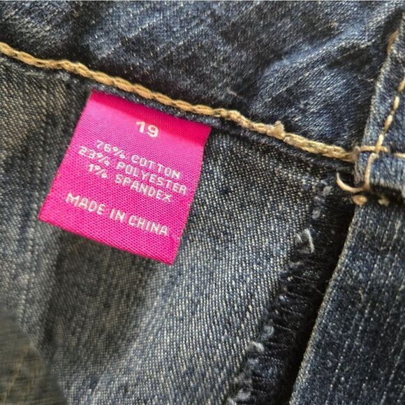 Loop 18 Denim Straight Leg Stretch Jeans Plus Size - Picture 6 of 6